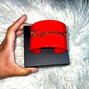 Dsquared2 armlet/cuff Plexy Red!